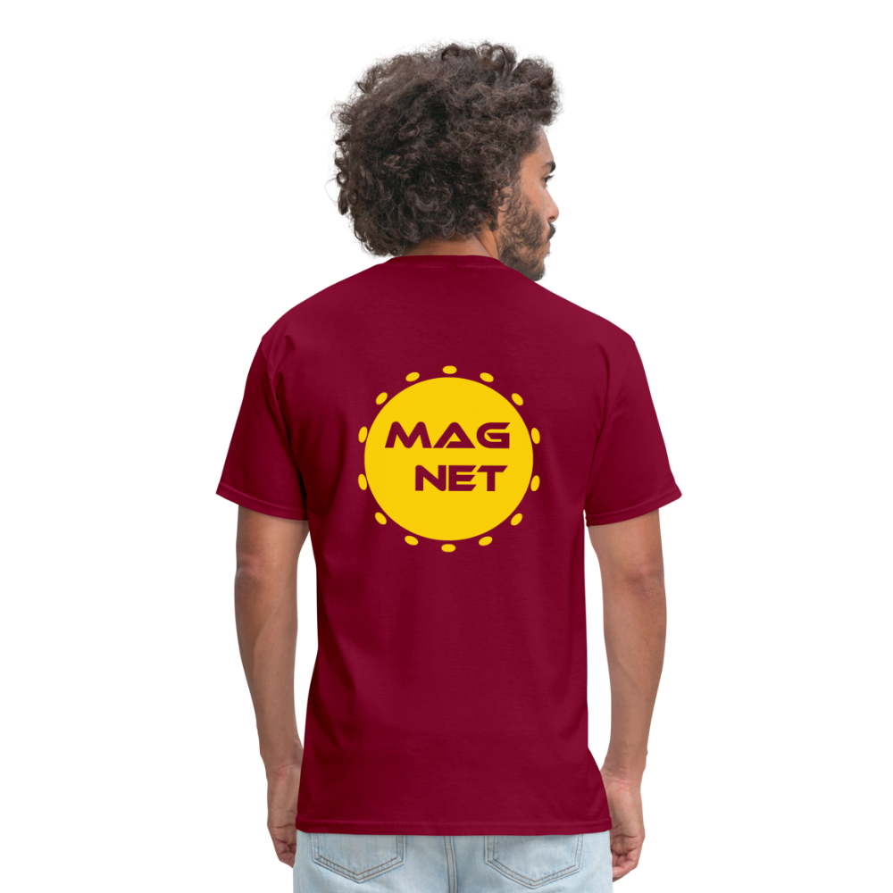 Magnet 90s Sunny Unisex Classic T-Shirt - burgundy