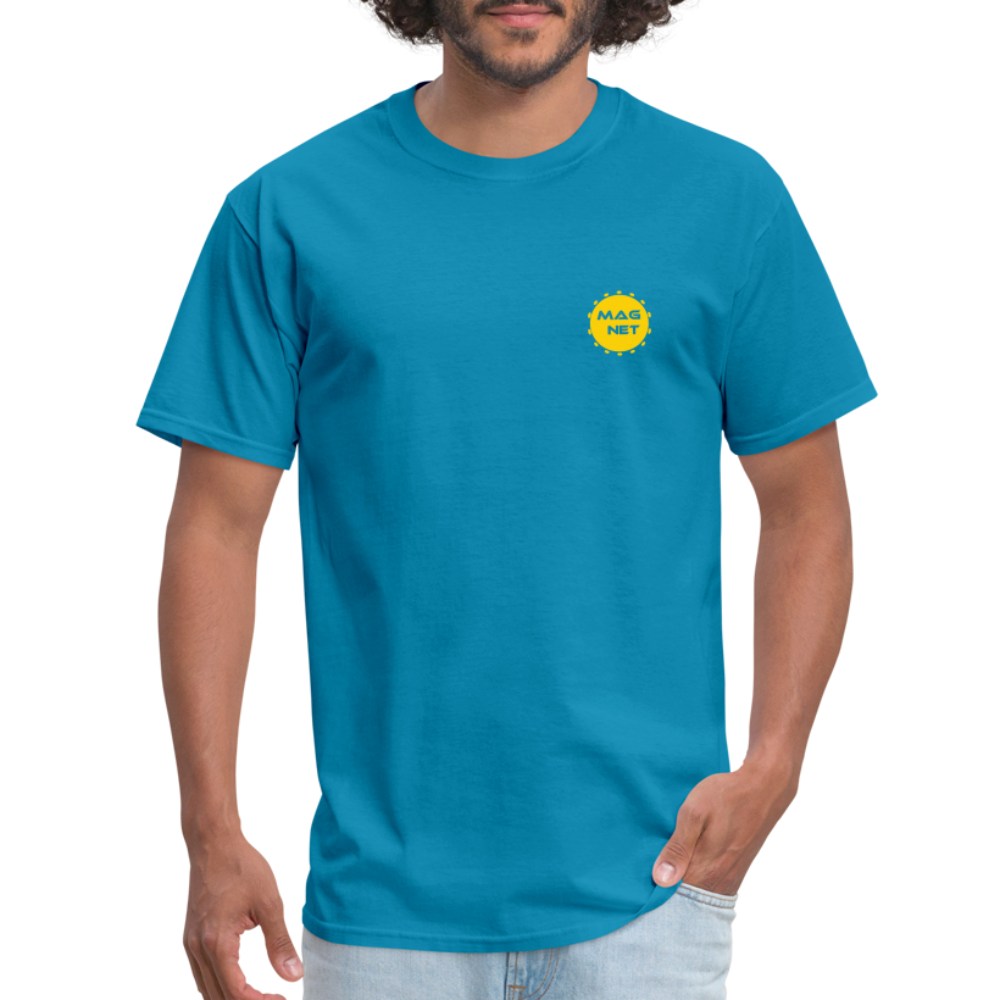 Magnet 90s Sunny Unisex Classic T-Shirt - turquoise