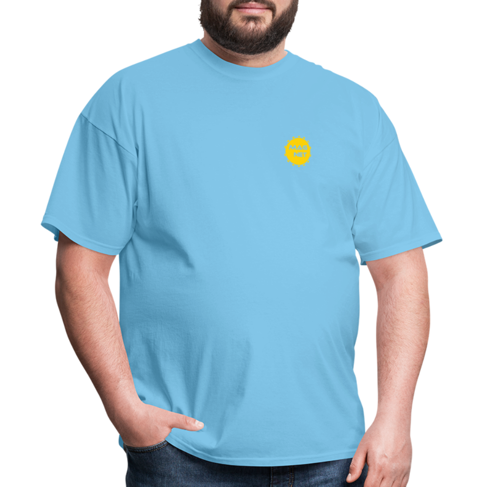 Magnet 90s Sunny Unisex Classic T-Shirt - aquatic blue