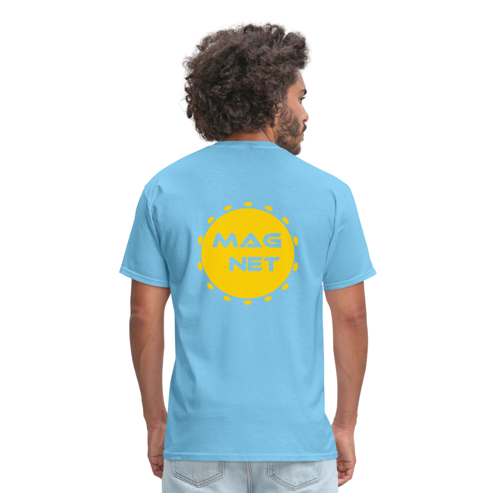 Magnet 90s Sunny Unisex Classic T-Shirt - aquatic blue