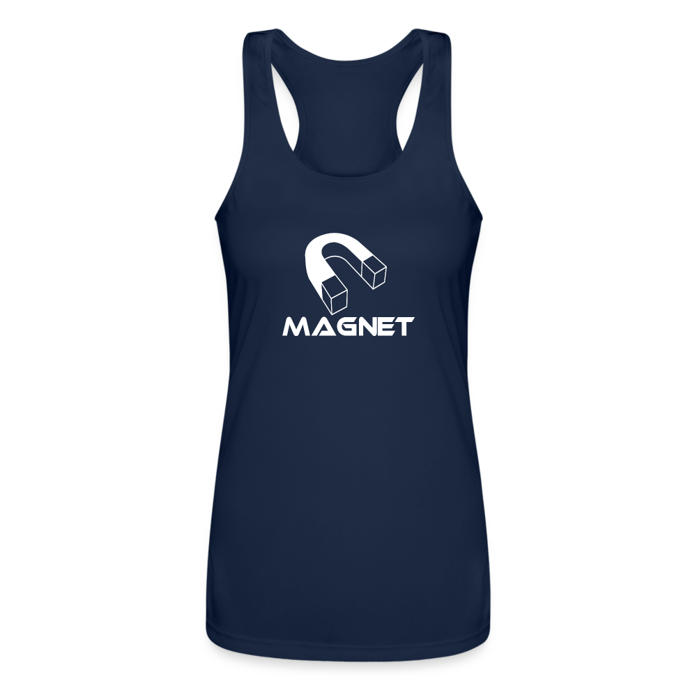 Magnet II Women’s Performance Racerback Tank Top - navy