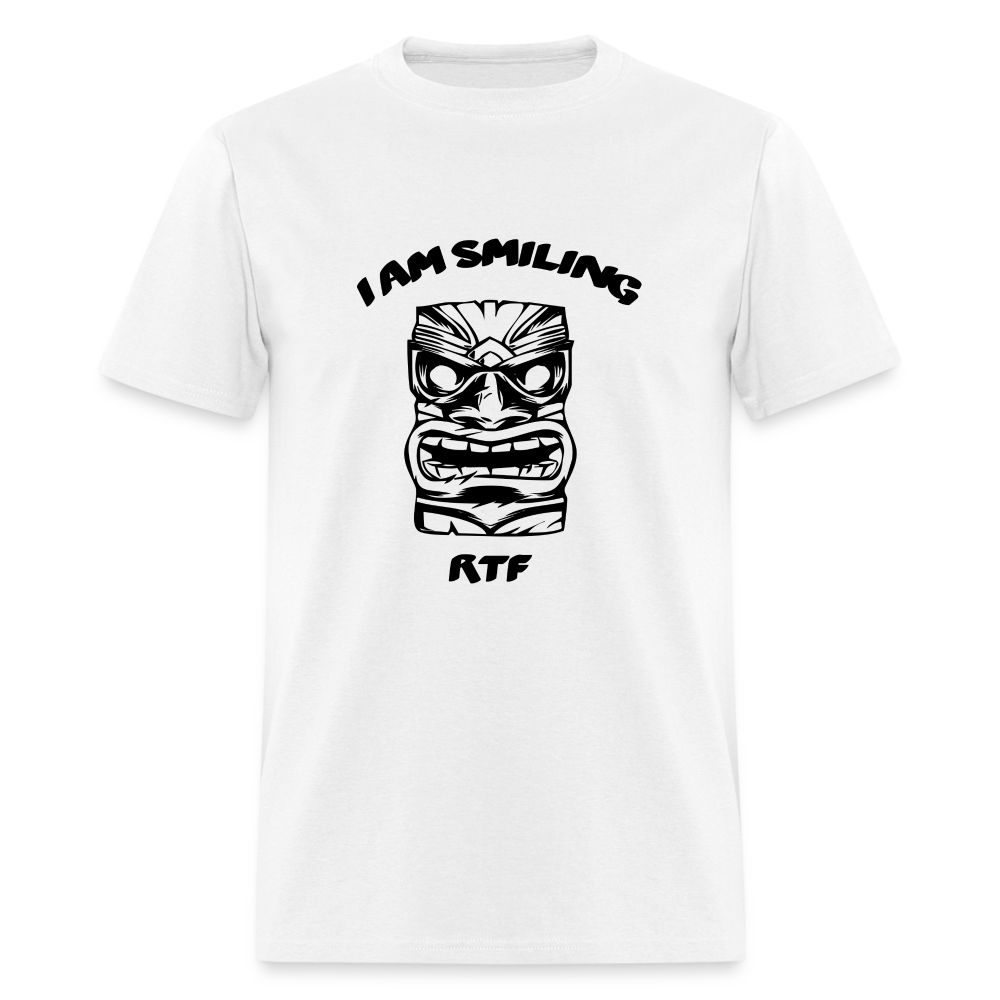 Rtf I am Smiling Unisex Classic T-Shirt - white