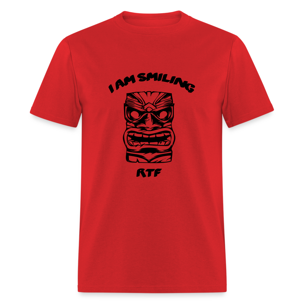 Rtf I am Smiling Unisex Classic T-Shirt - red