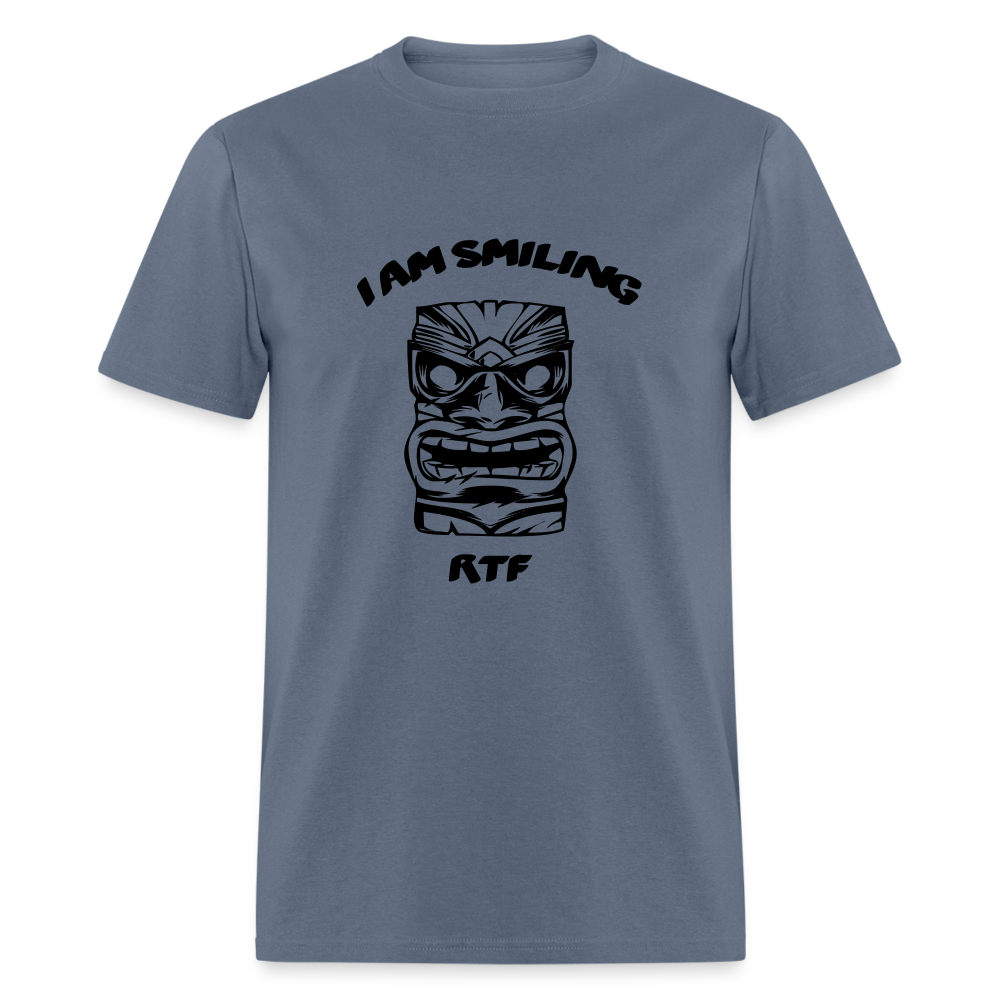 Rtf I am Smiling Unisex Classic T-Shirt - denim