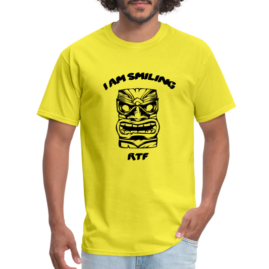 Rtf I am Smiling Unisex Classic T-Shirt - yellow