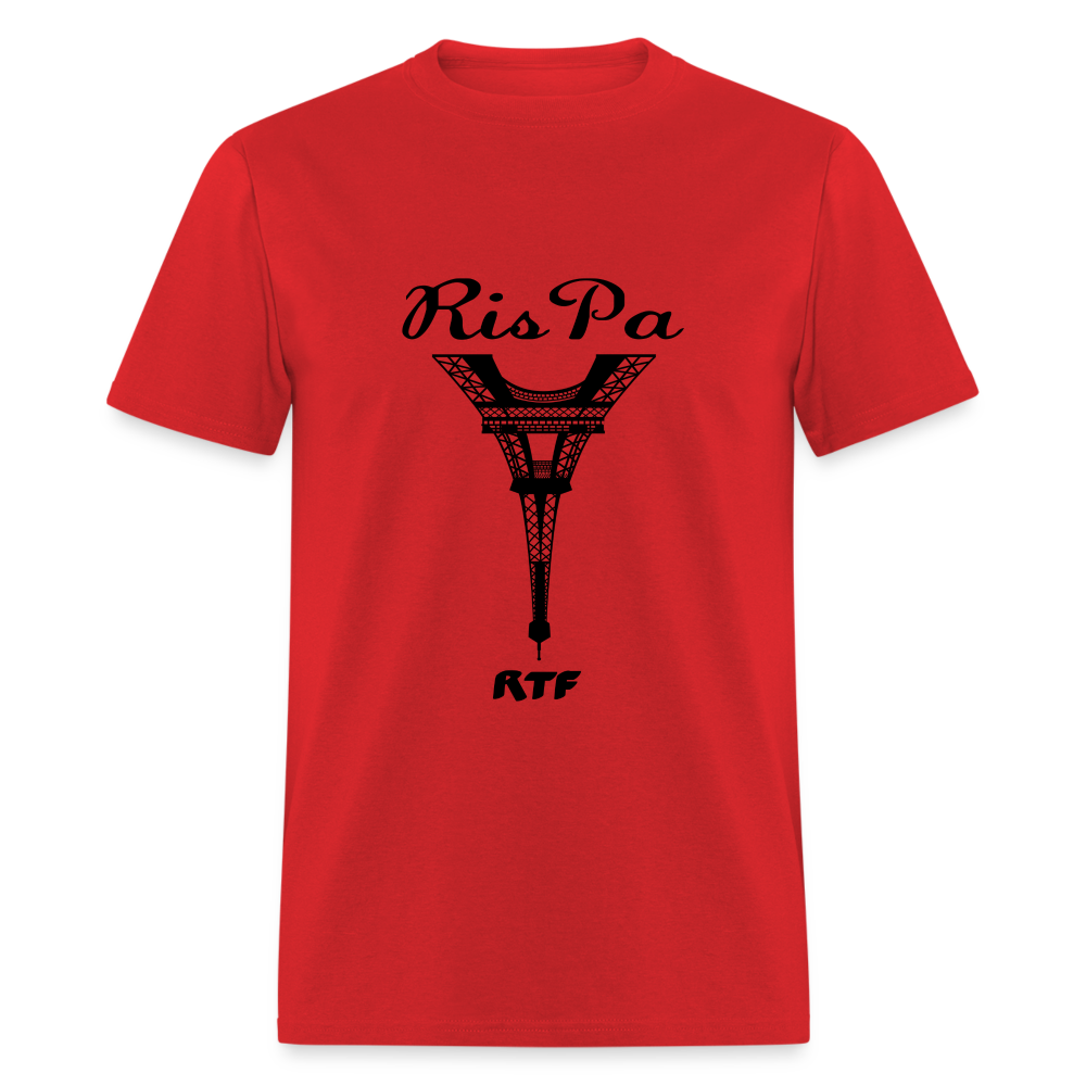 RTF RisPa Black Unisex Classic T-Shirt - red
