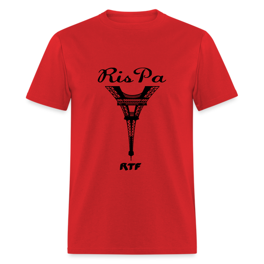 RTF RisPa Black Unisex Classic T-Shirt - red