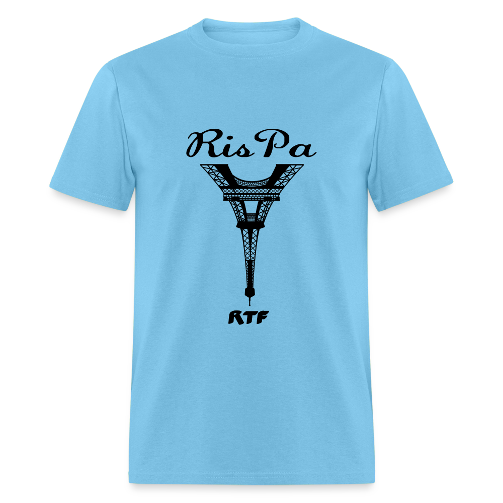 RTF RisPa Black Unisex Classic T-Shirt - aquatic blue