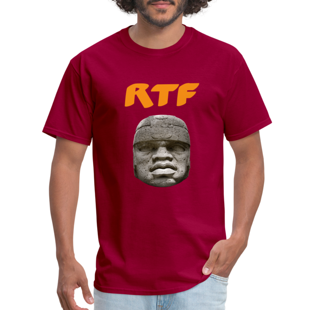 Rtf Olmec Unisex Classic T-Shirt - dark red