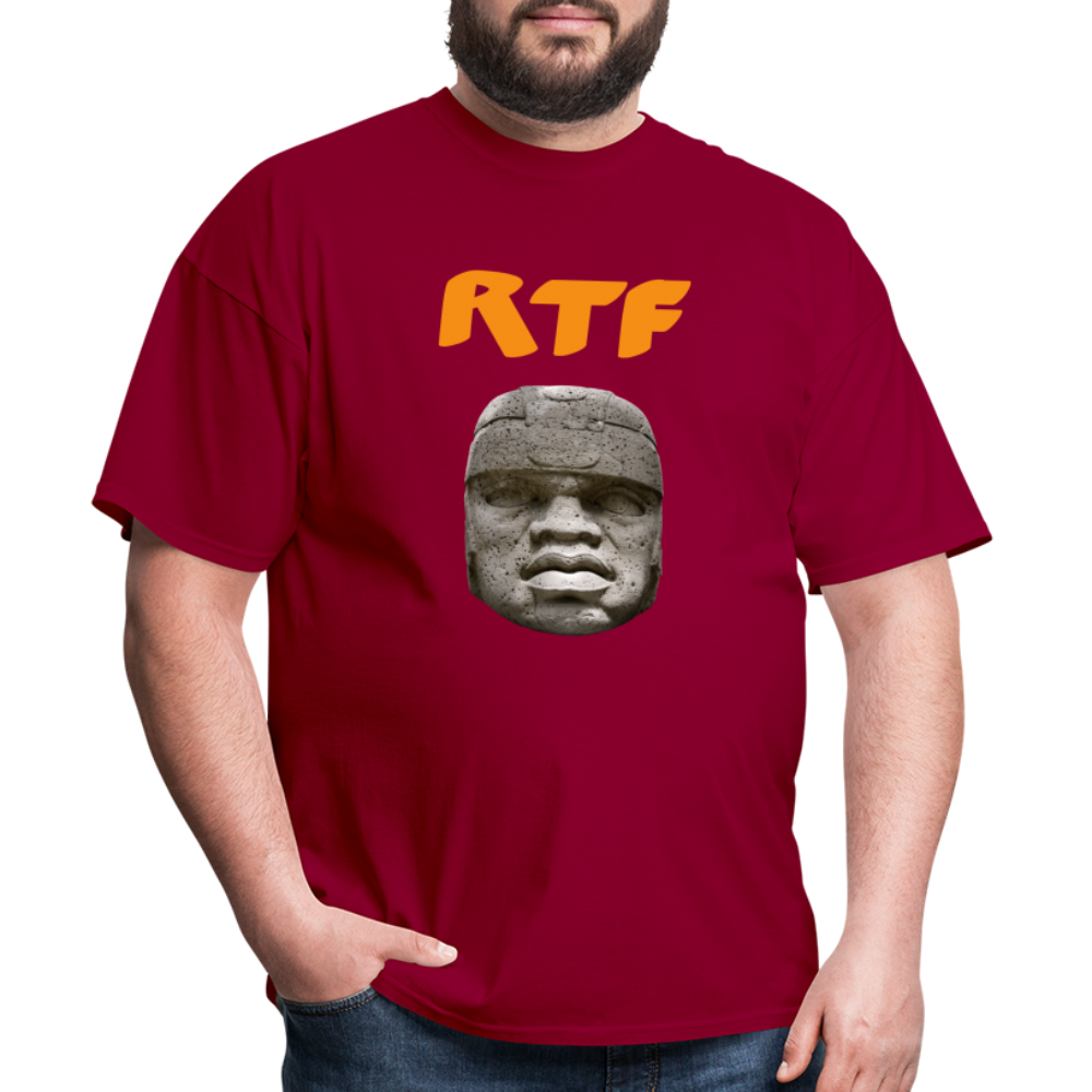 Rtf Olmec Unisex Classic T-Shirt - dark red