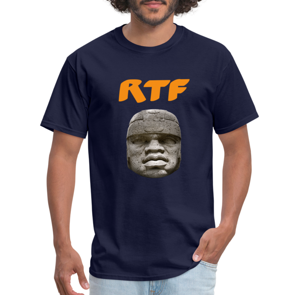 Rtf Olmec Unisex Classic T-Shirt - navy