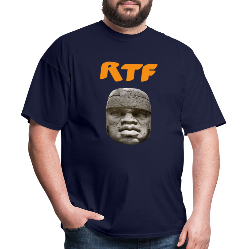 Rtf Olmec Unisex Classic T-Shirt - navy