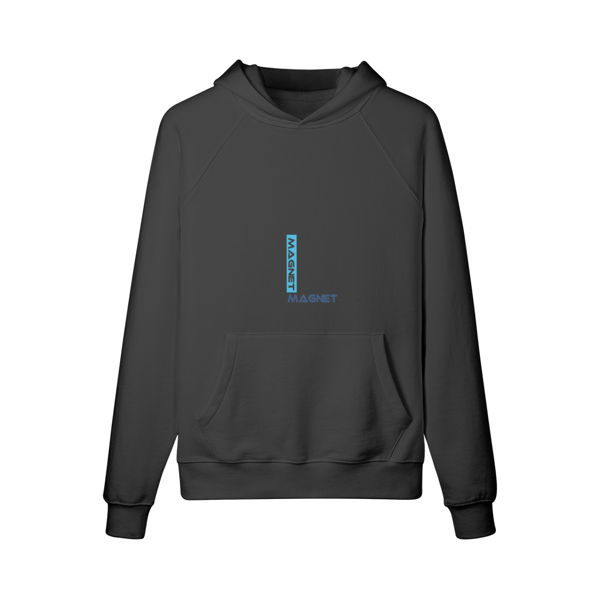Magnet GREY deja vu Unisex Fleece-lined Hoodie