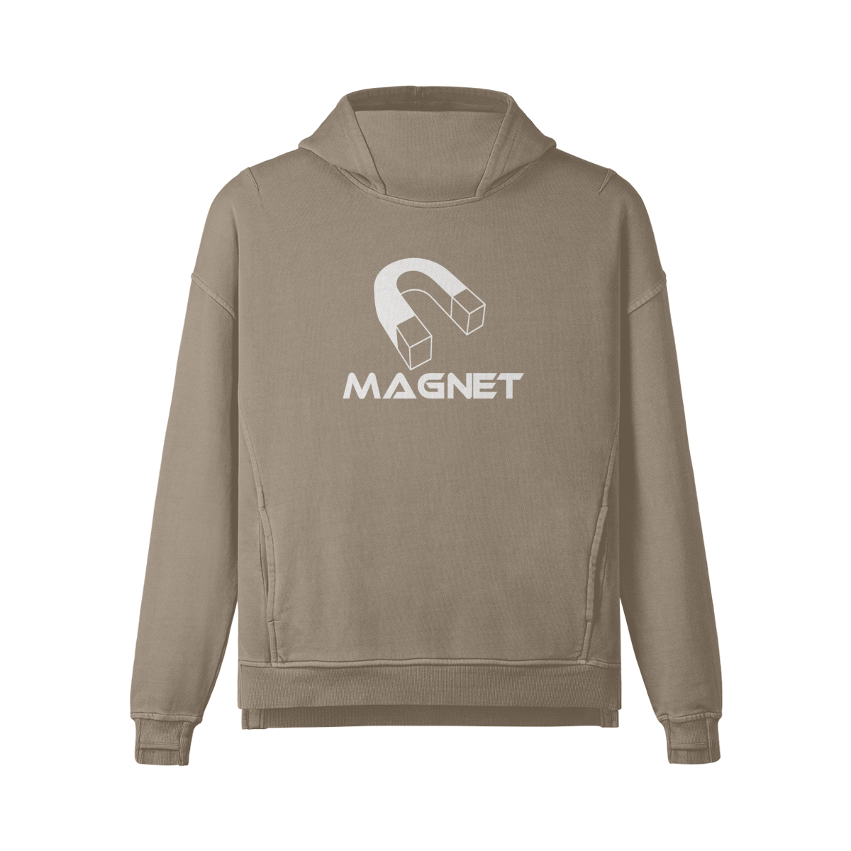 Magnet Turtleneck 380G Unisex Washed Slit Hem