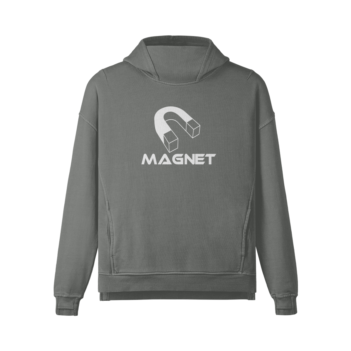 Magnet Turtleneck 380G Unisex Washed Slit Hem