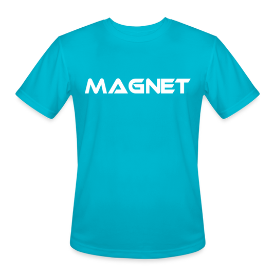 Men’s Moisture Wicking Performance T-Shirt - turquoise