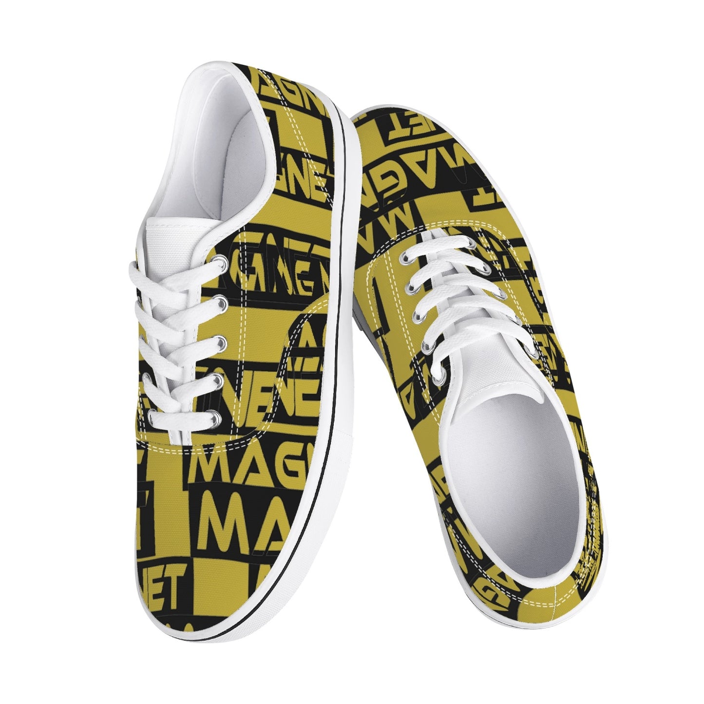 Magnet drip Skate Shoes - White/Black