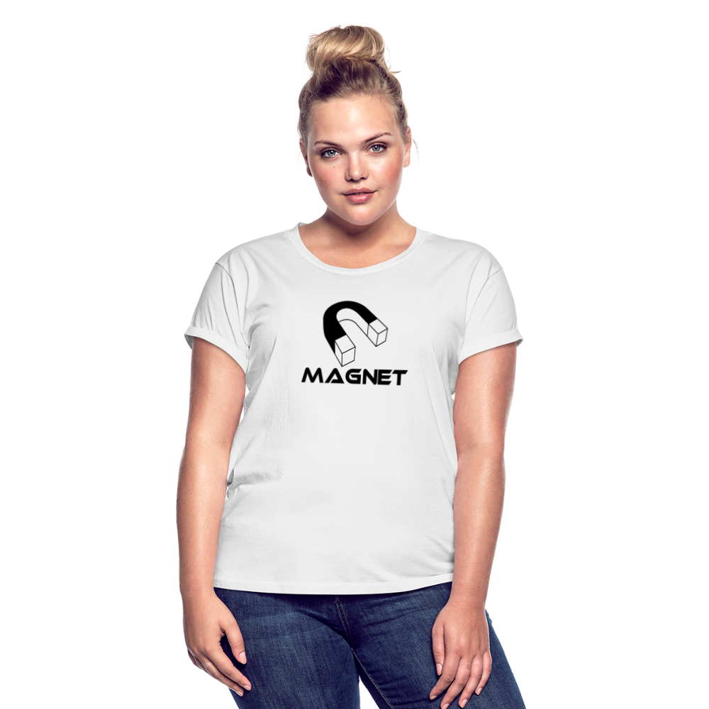 Magnet Women's Relaxed Fit T-Shirt - white