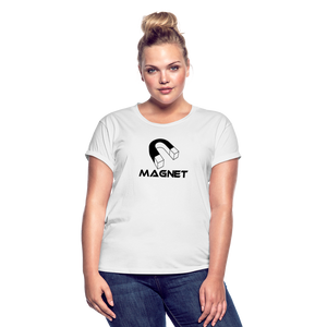 Magnet Women's Relaxed Fit T-Shirt - white