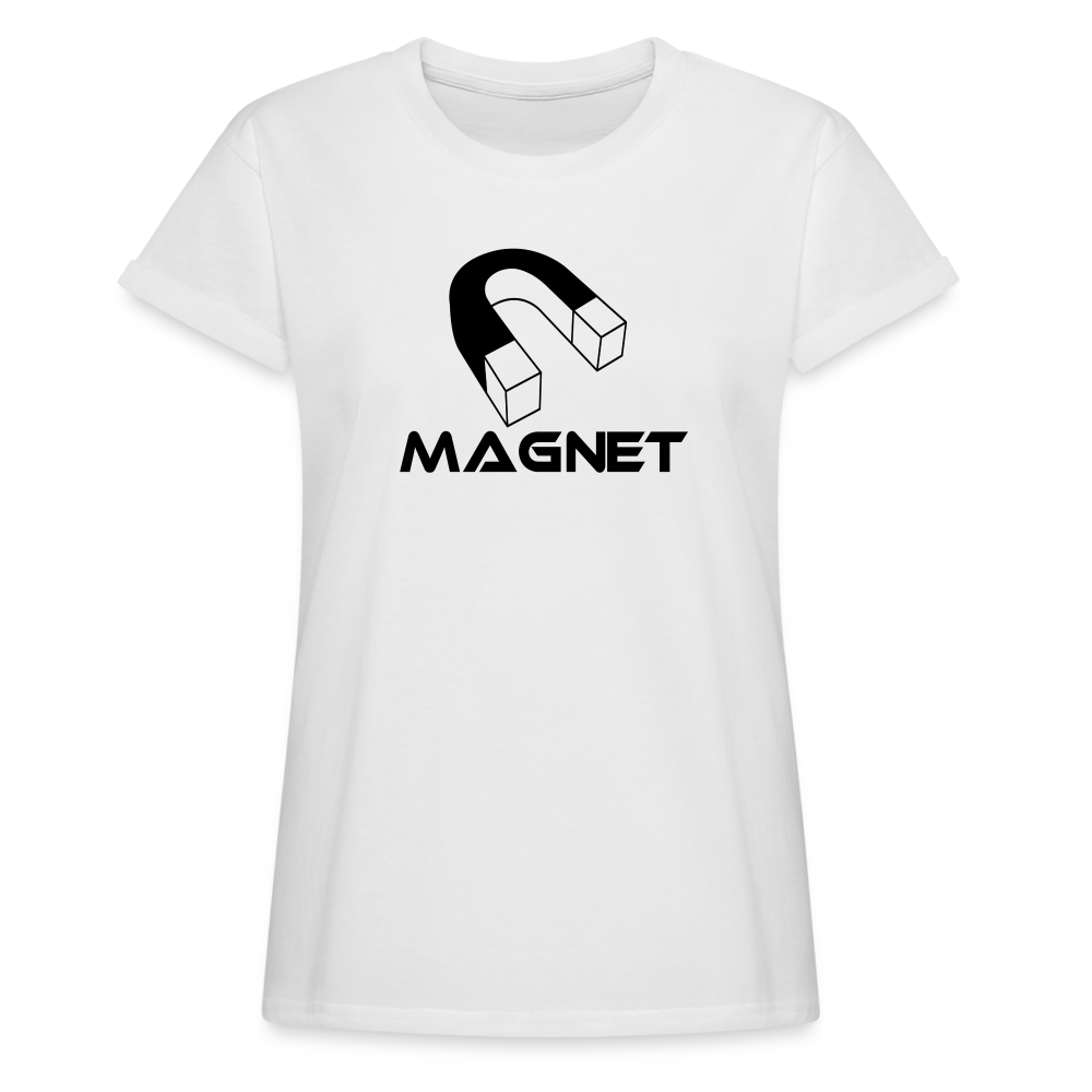 Magnet Women's Relaxed Fit T-Shirt - white