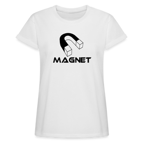 Magnet Women's Relaxed Fit T-Shirt - white