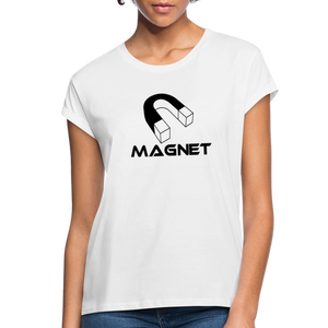 Magnet Women's Relaxed Fit T-Shirt - white