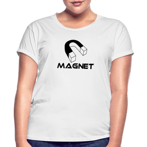 Magnet Women's Relaxed Fit T-Shirt - white