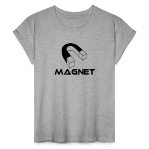 Magnet Women's Relaxed Fit T-Shirt - heather gray