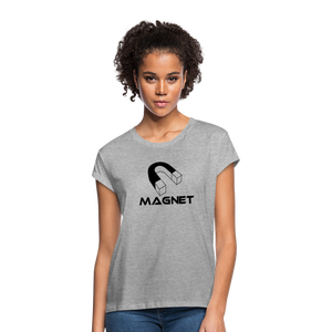 Magnet Women's Relaxed Fit T-Shirt - heather gray