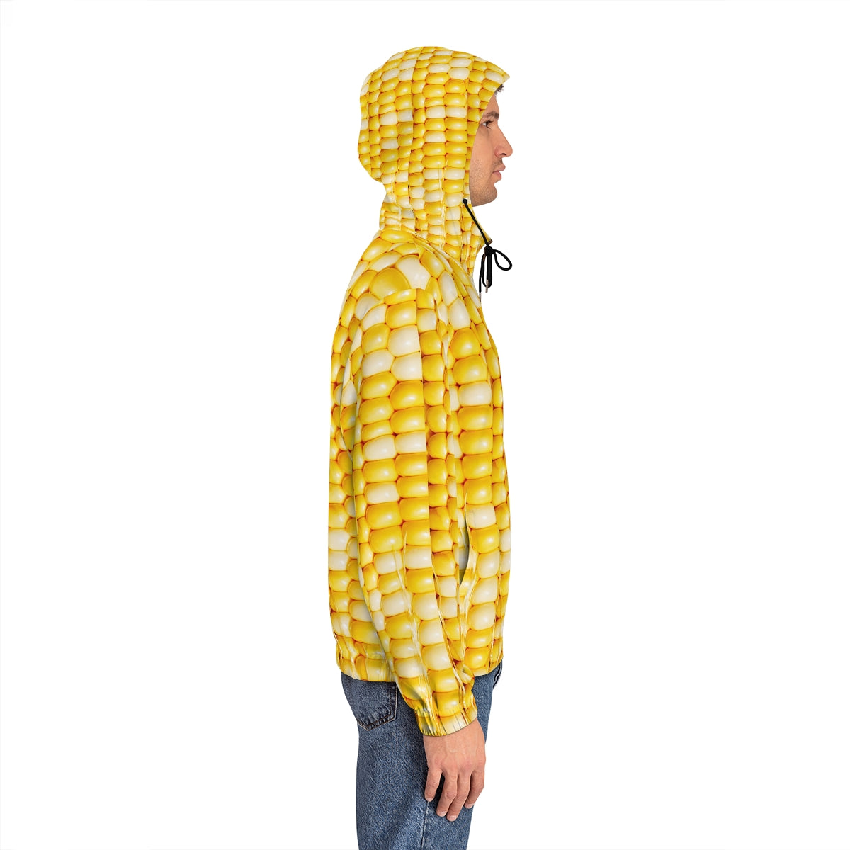 Magnet Corn drip Men's Full-Zip Hoodie (AOP)