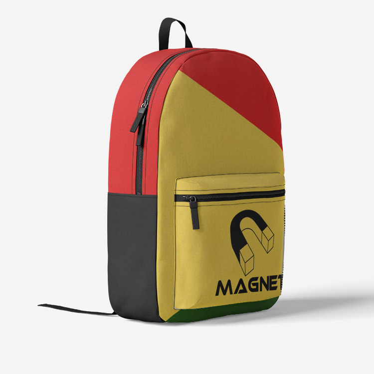Magnet Reggae Irie Retro Colorful Print Trendy Backpack