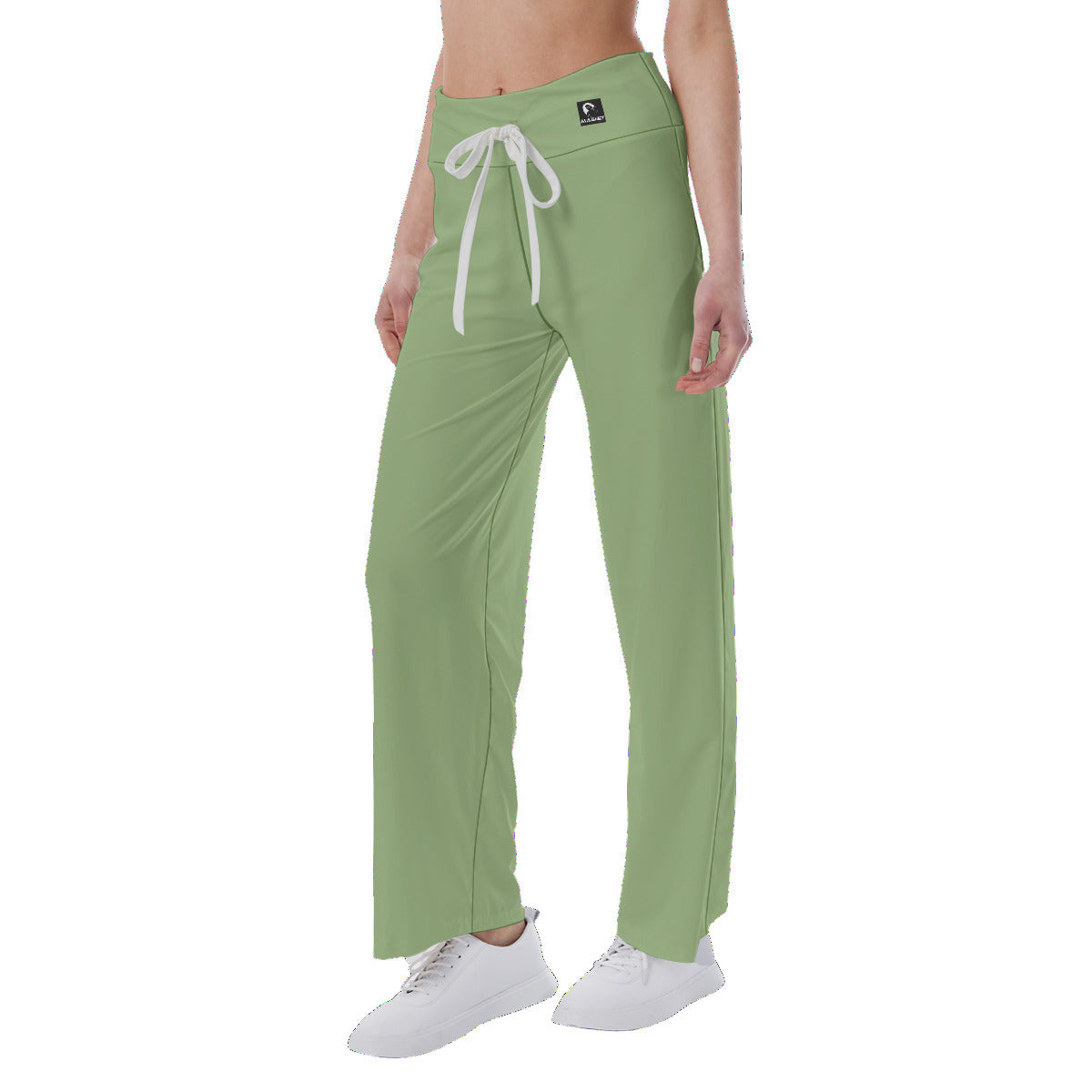 Magnet Cups Women's High-waisted Straight-leg Trousers