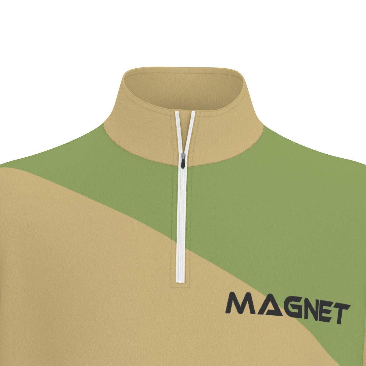 Magnet Men's Sports Collar Jersey With Long Sleeve