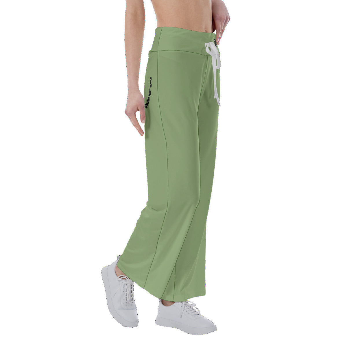 Magnet Cups Women's High-waisted Straight-leg Trousers