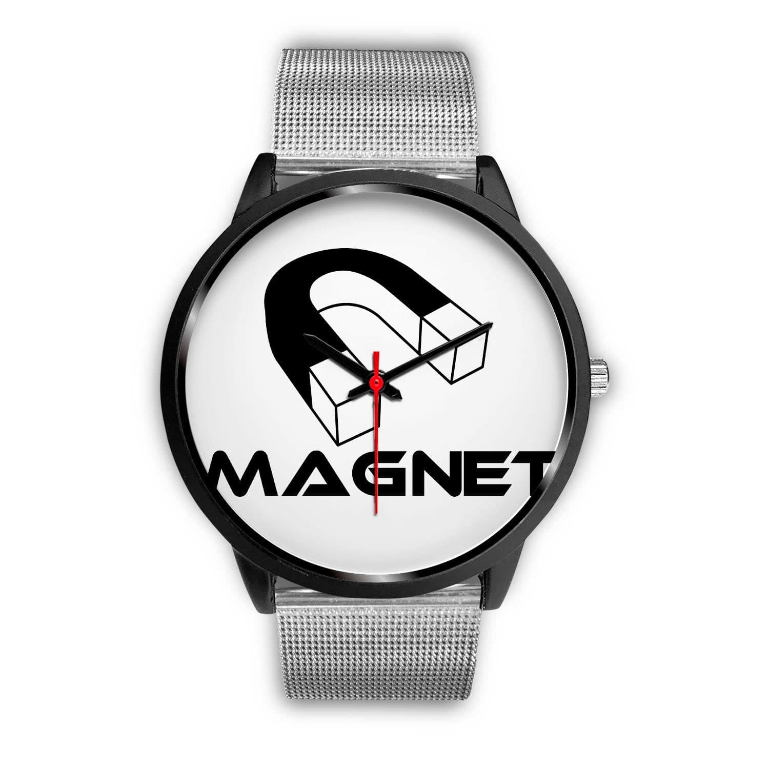 Magnet custom"Time is now" watch.