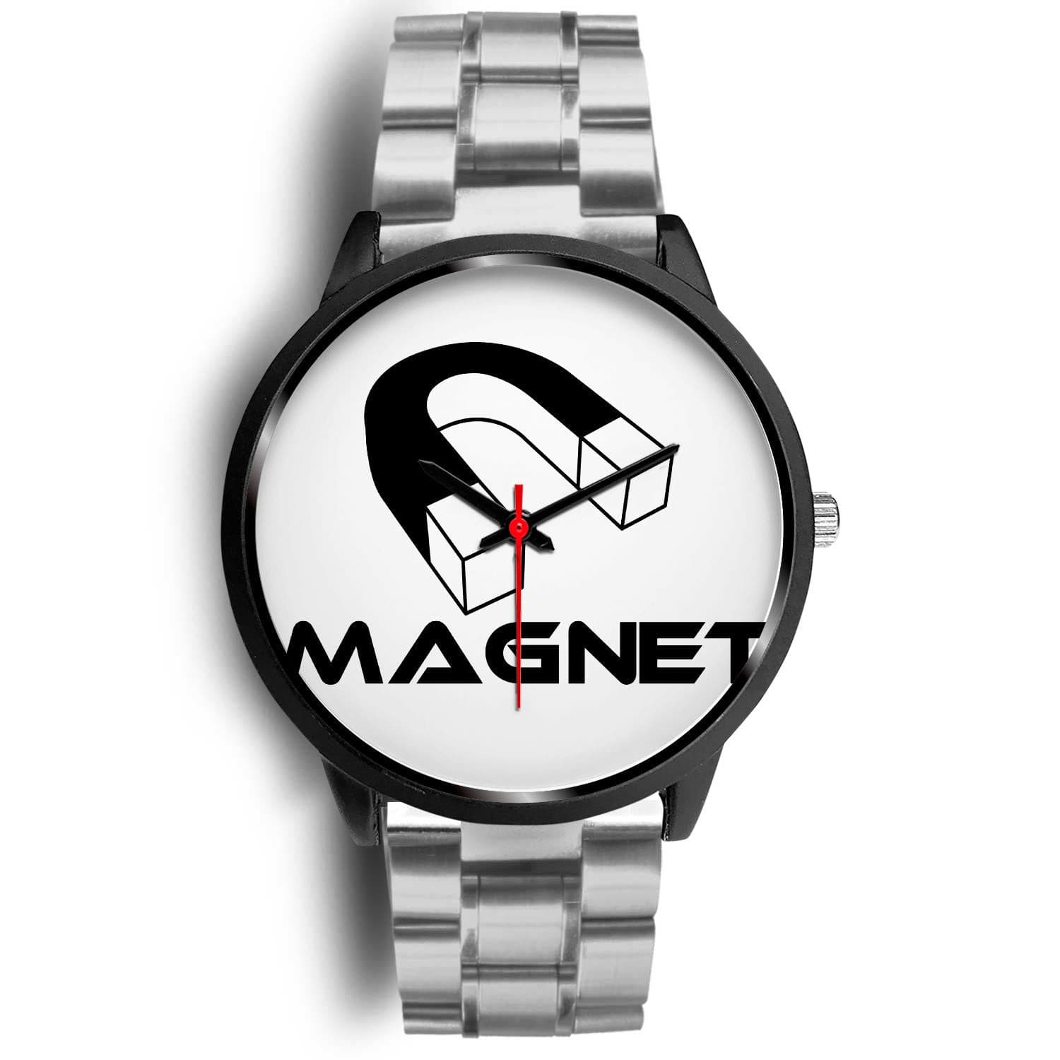 Magnet custom"Time is now" watch.