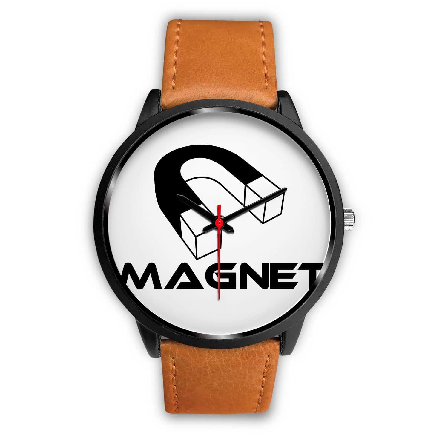 Magnet custom"Time is now" watch.