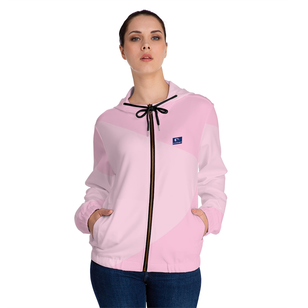 Magnet Cotton Candy Women’s Full-Zip Hoodie (AOP)