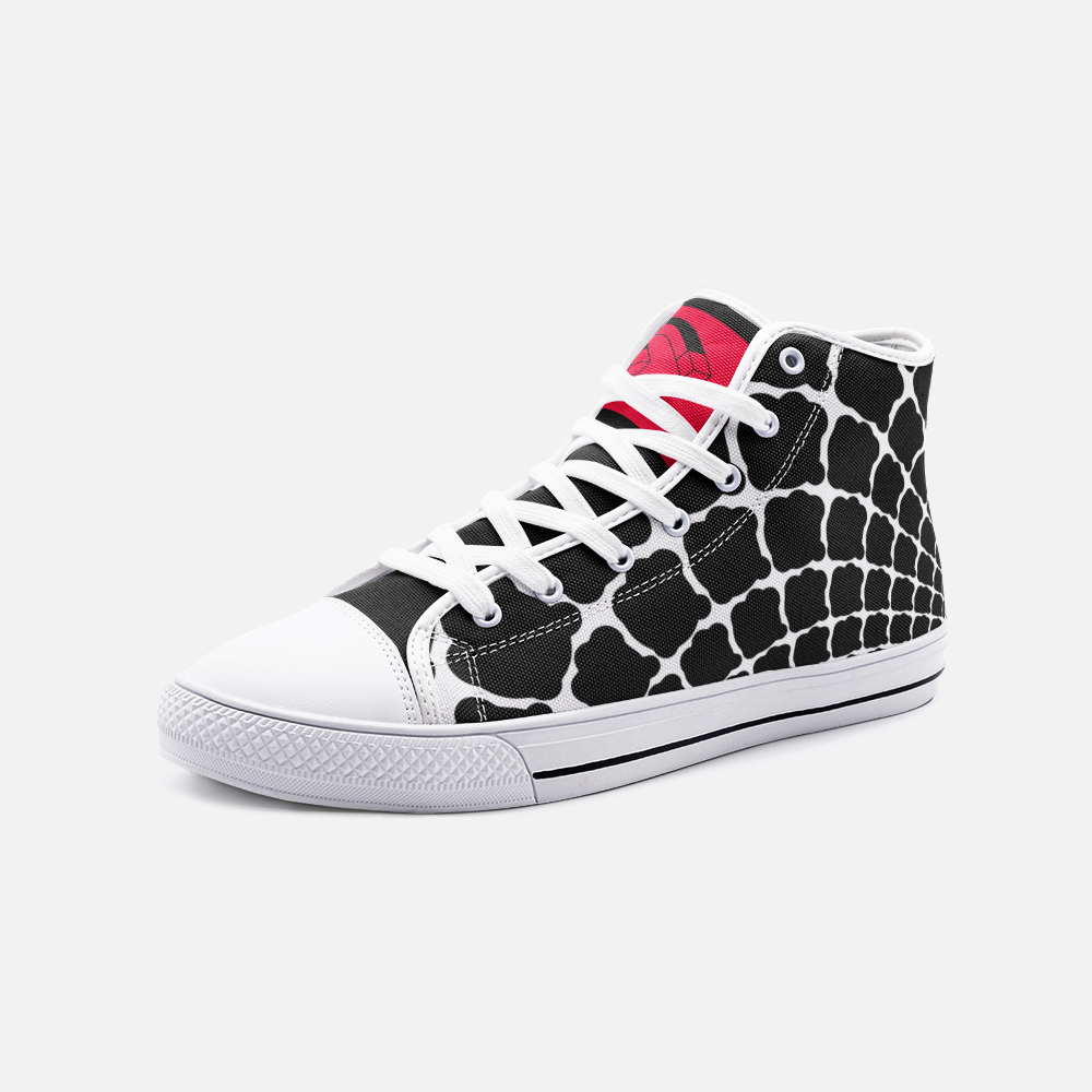 Magnet Web Unisex High Top Canvas Shoes - Magnetdrip