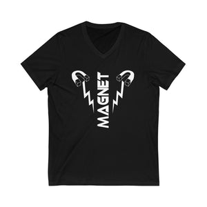 Magnet Bolt Unisex  V-Neck Tee - Magnetdrip