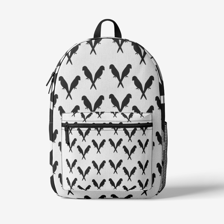 MAGNET Lovebirds Retro Colorful Print Trendy Backpack