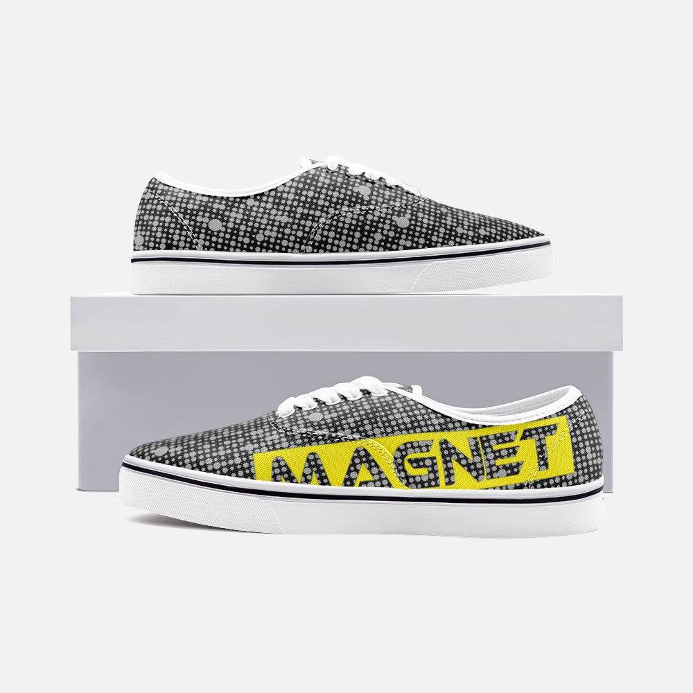 Magnet disco planet Unisex Canvas Shoes Fashion Low Cut Loafer Sneakers