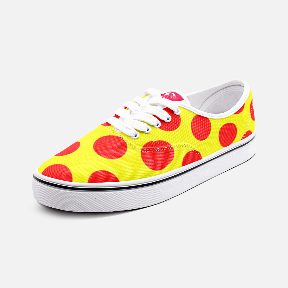 MAGNET  pizza Unisex Canvas Shoes Fashion Low Cut Loafer Sneakers - Magnetdrip