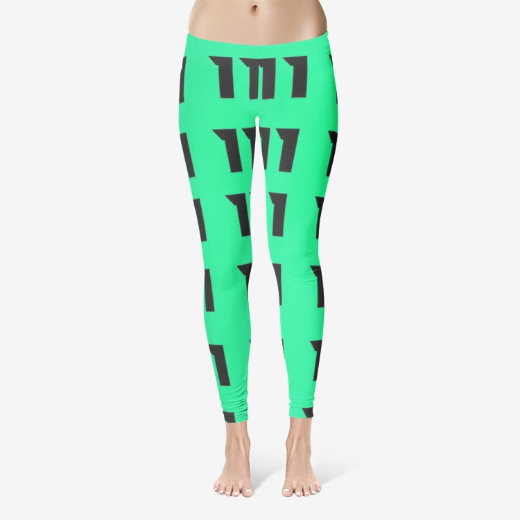green 11 leggings