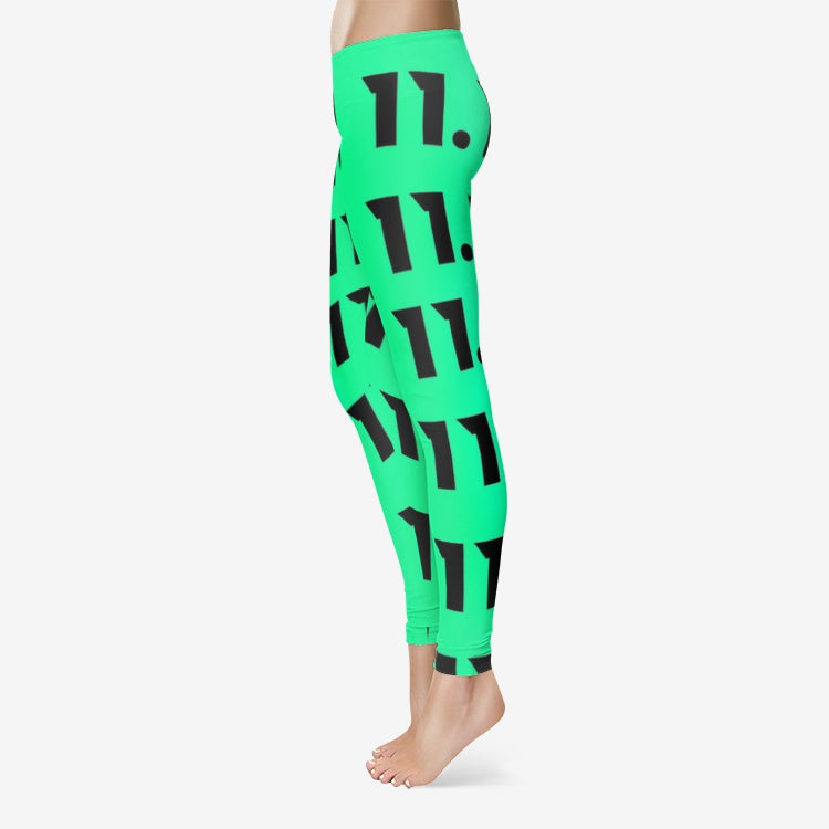 green 11 leggings