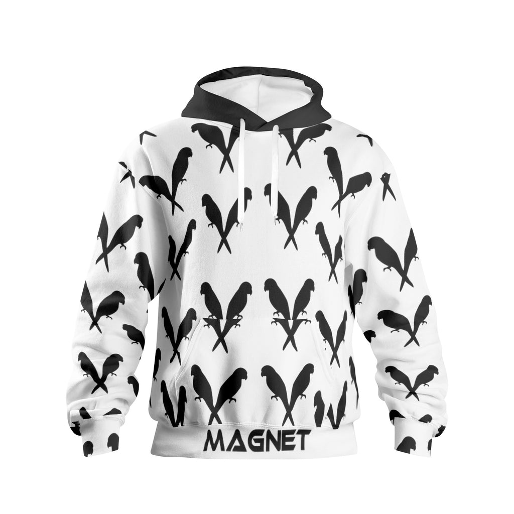 Magnet lovebirds Men's Pullover Hoodies