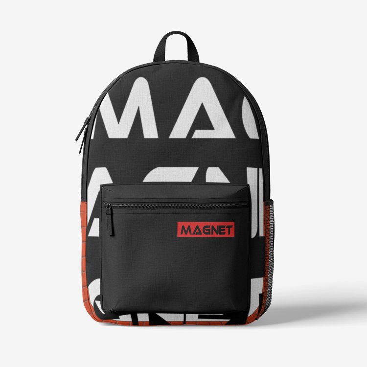 Magnet Stax Retro Colorful Print Trendy Backpack