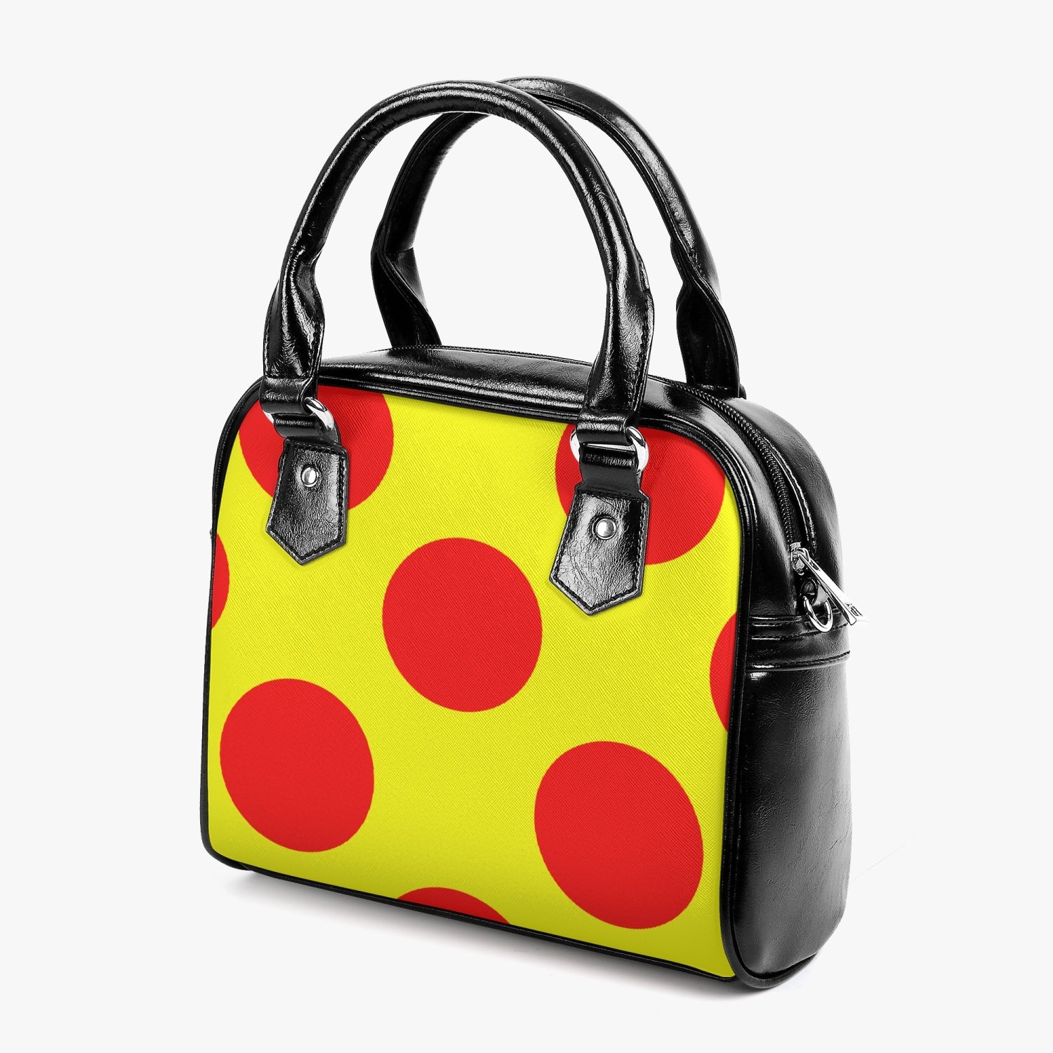 Magnet Pizza foodie Casual Leather Saddle Bag