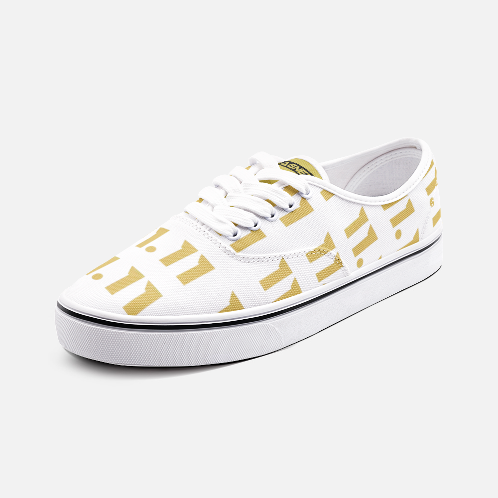Magnet 11.11 Golden Unisex Canvas Shoes Fashion Low Cut Loafer Sneakers