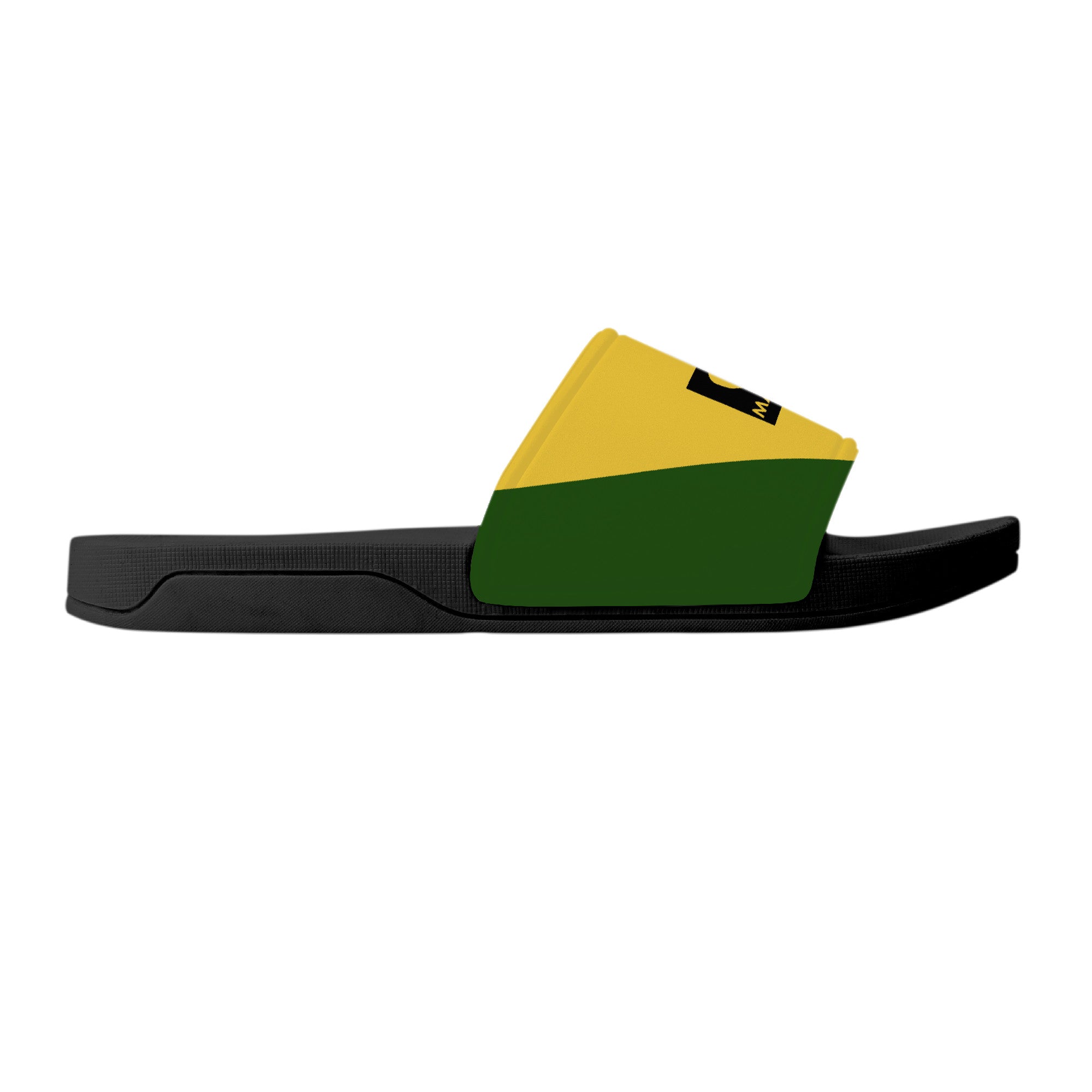 Magnet Rasta Irie  Slide Sandals - Black